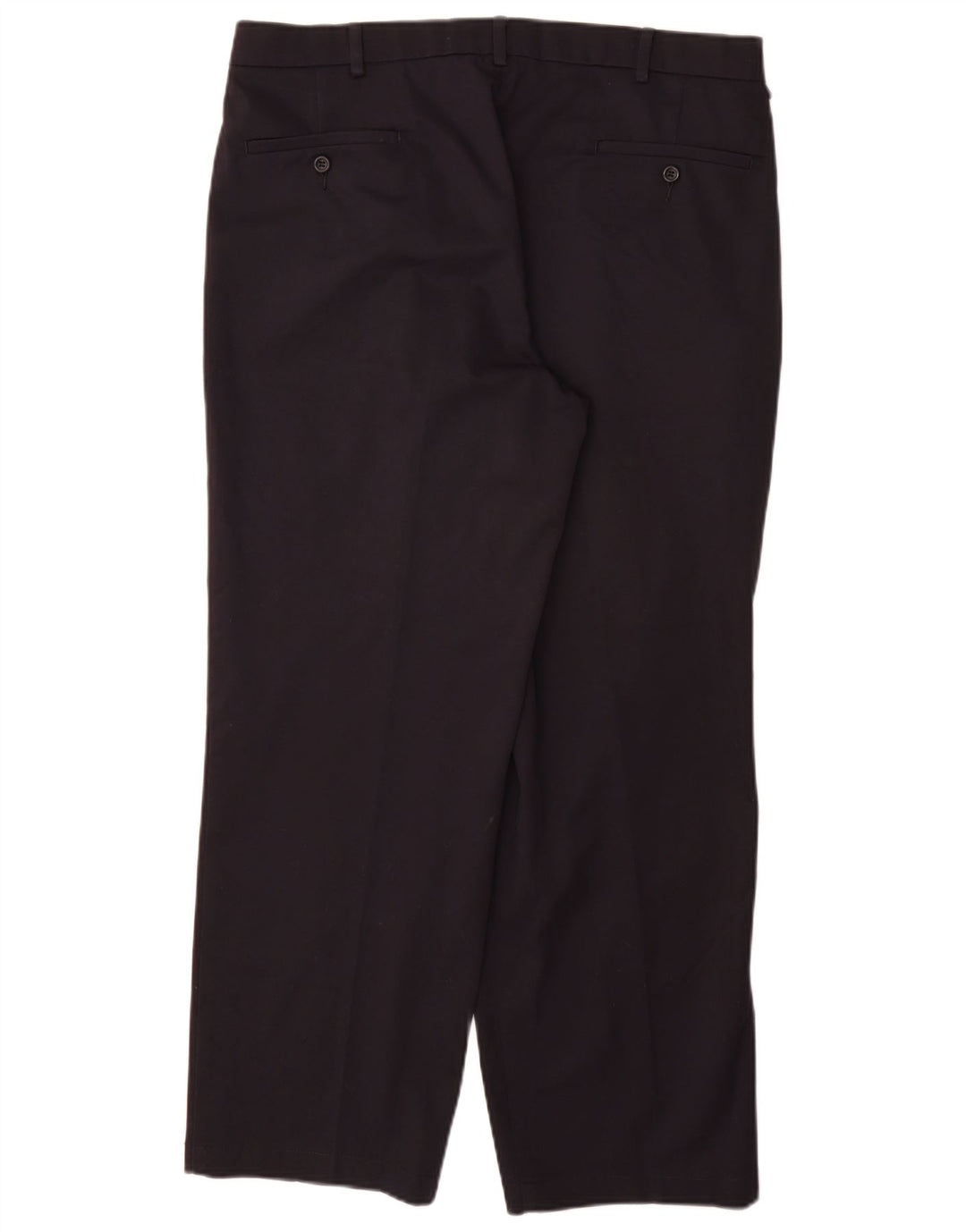DOCKERS Pantaloni chino con pegging da uomo vestibilità comoda W36 L30 cotone blu navy