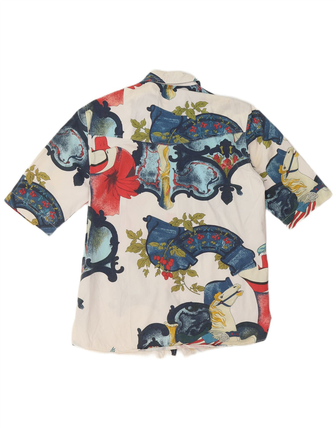 Otto Kern Donna UK 12 Cotone floreale bianco medio