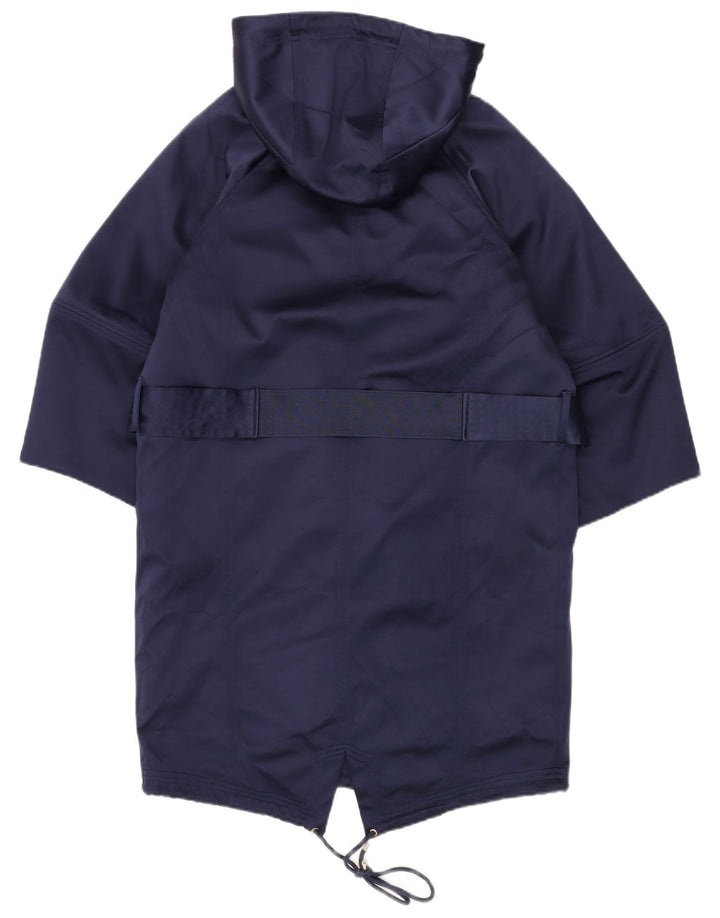 Giacca parka oversize con cappuccio GUESS da donna UK 12 medio blu navy