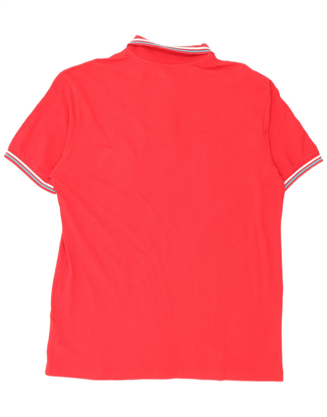 Polo Kappa Uomo 3XL Cotone Rigato Rosso