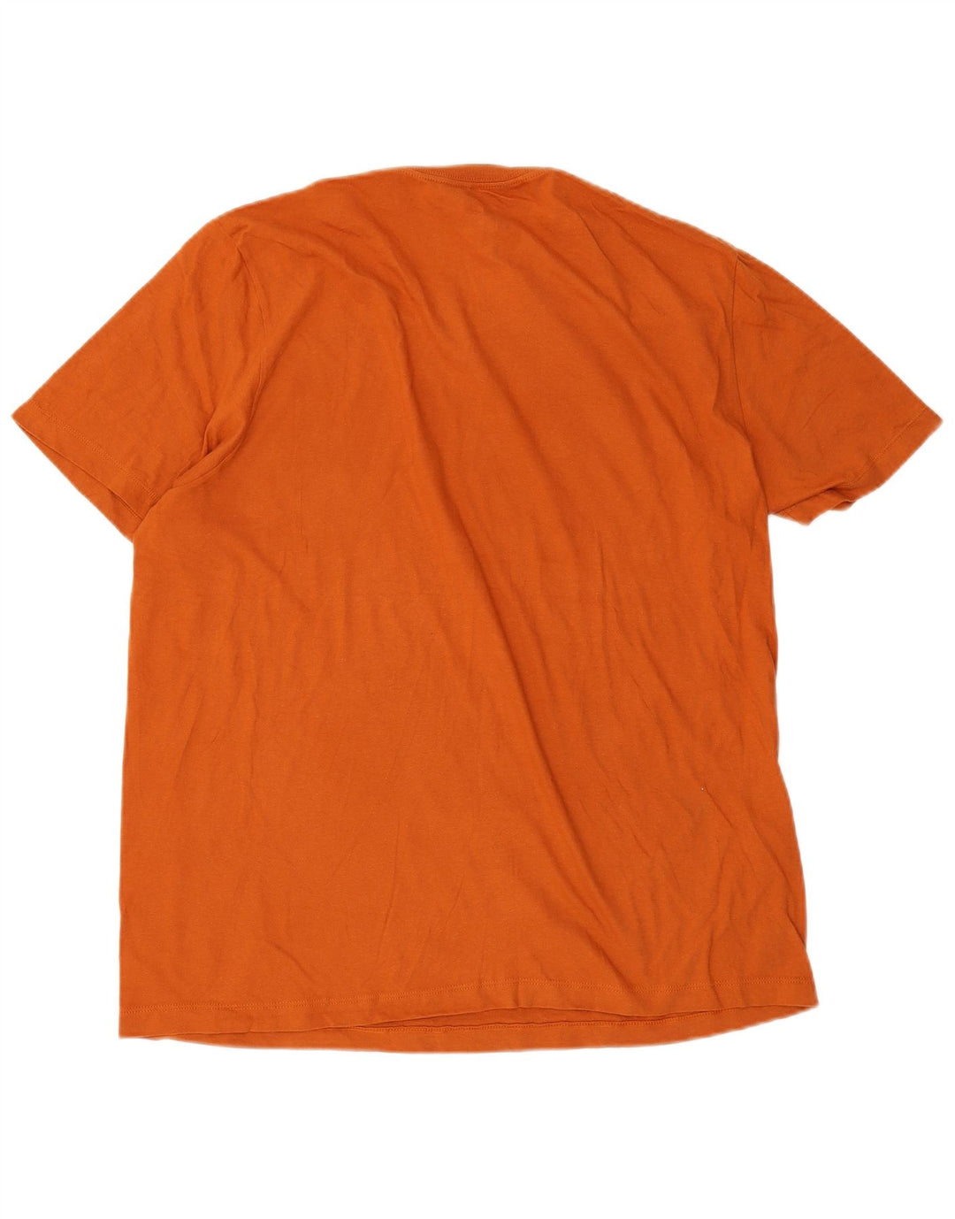 T-shirt grafica Nike Texas da uomo, taglia grande, in cotone arancione
