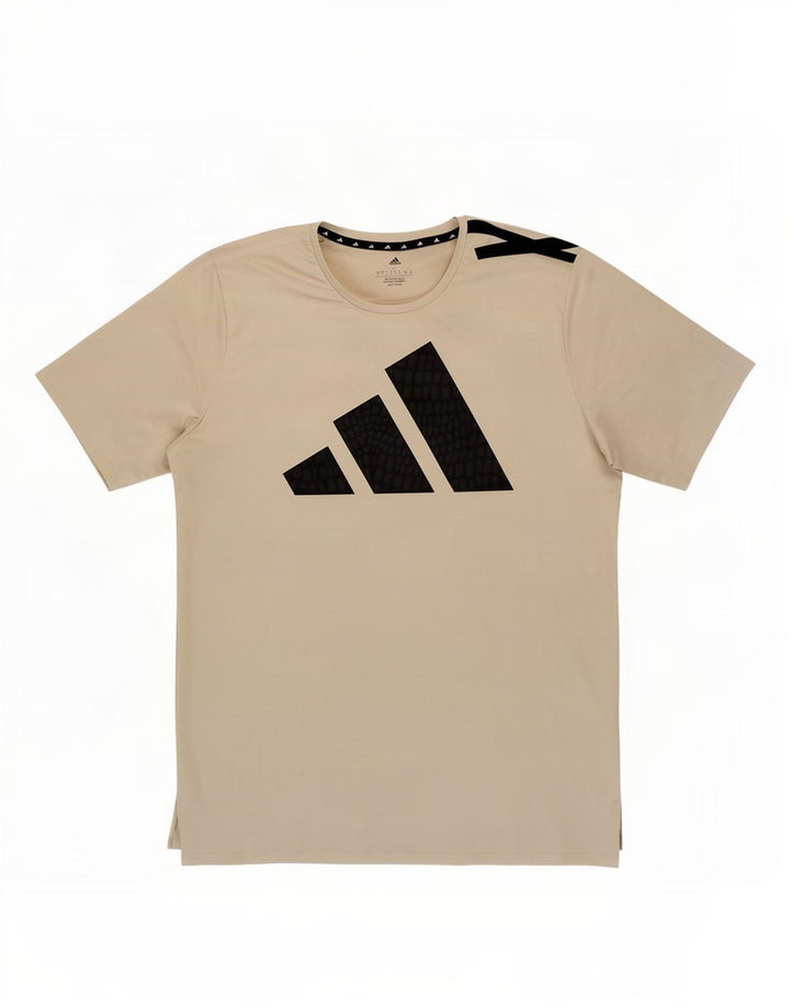 T-shirt grafica da uomo Adidas Top grande bianco sporco
