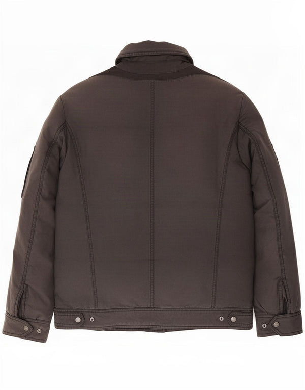Giacca imbottita Geox Respira da donna UK 16 Large Grigia in poliammide