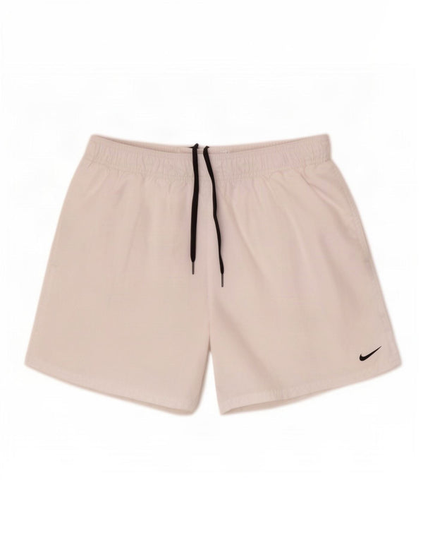 Nike Mens Sport Shorts Large White Polyester