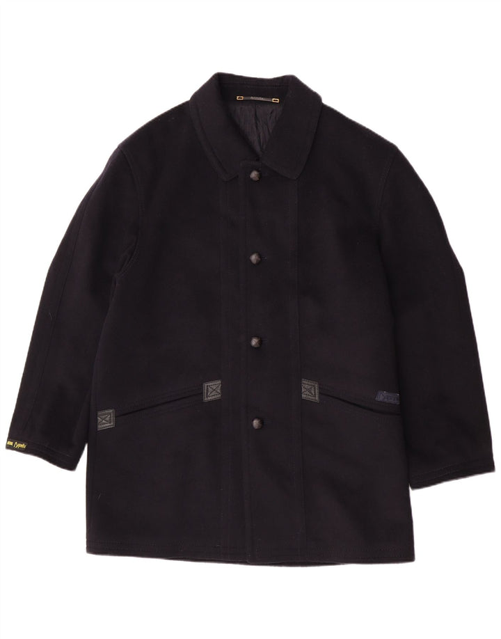 Cappotto da uomo Rehbochloden IT 46 Small Lana Blu Navy