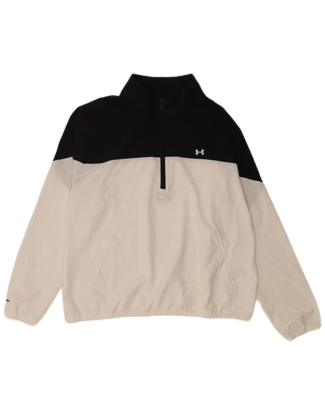 Maglietta pullover da donna UNDER ARMOUR UK 16 Large White Colourblock