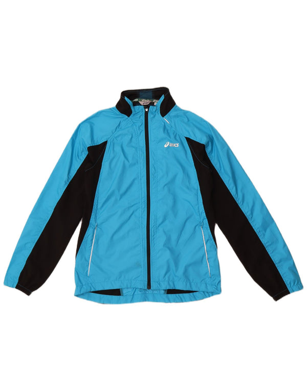 Giacca da tuta da donna Asics UK 6 XS Blu poliestere color block