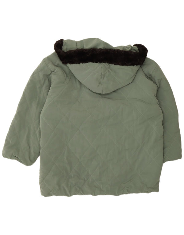 Cappotto imbottito con cappuccio da donna Lotto UK 20 2XL Verde