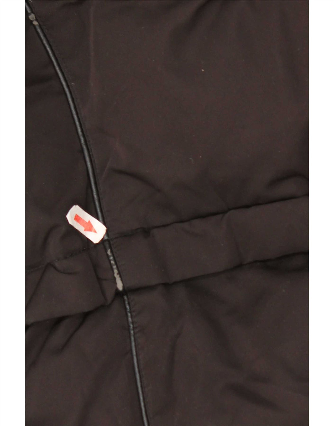 Cappotto imbottito con cappuccio da donna Zara UK 14 poliestere nero medio