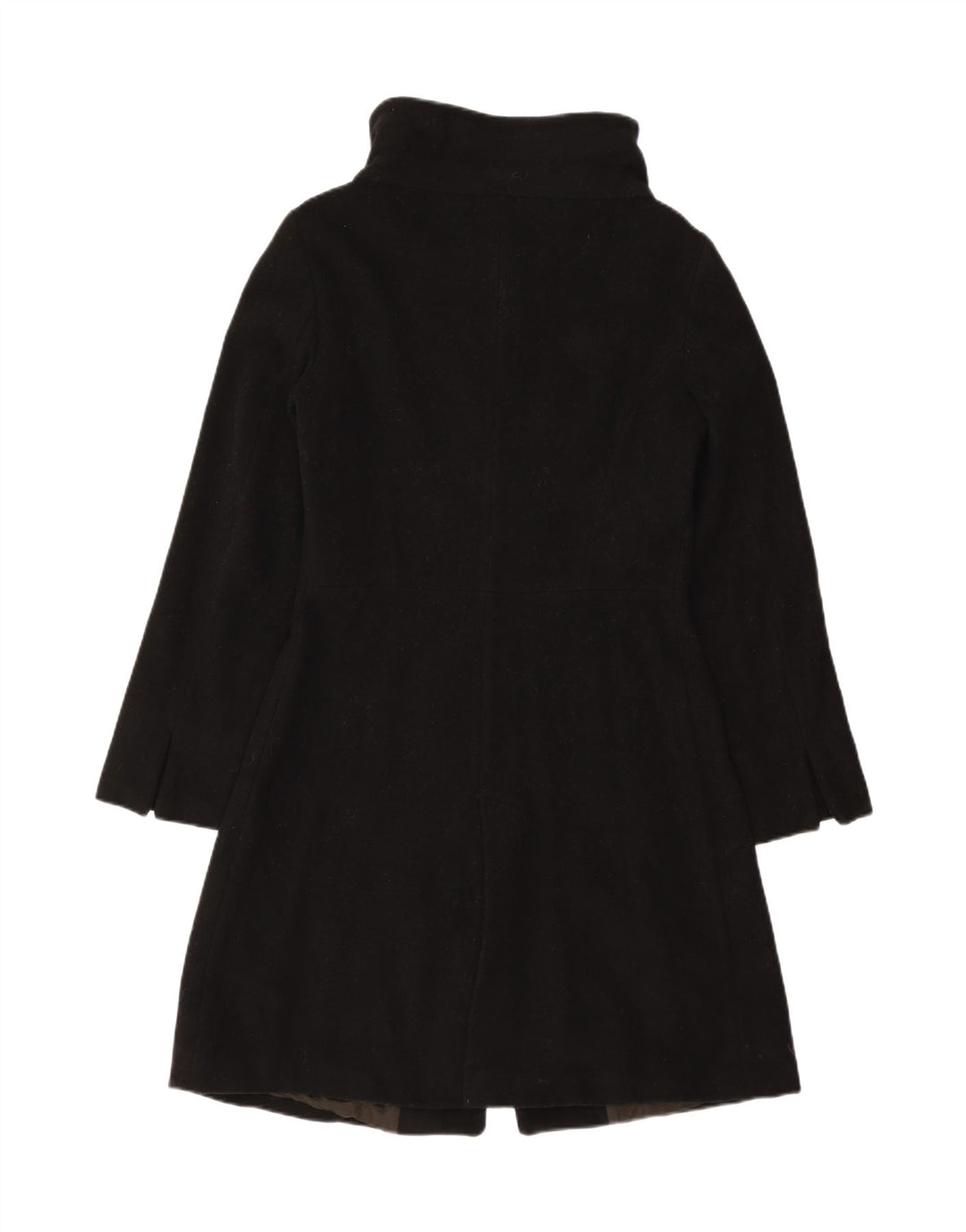 ZARA Womens Overcoat UK 10 Small Black Wool Vintage Zara and Second-Hand Zara from Messina Hembry 
