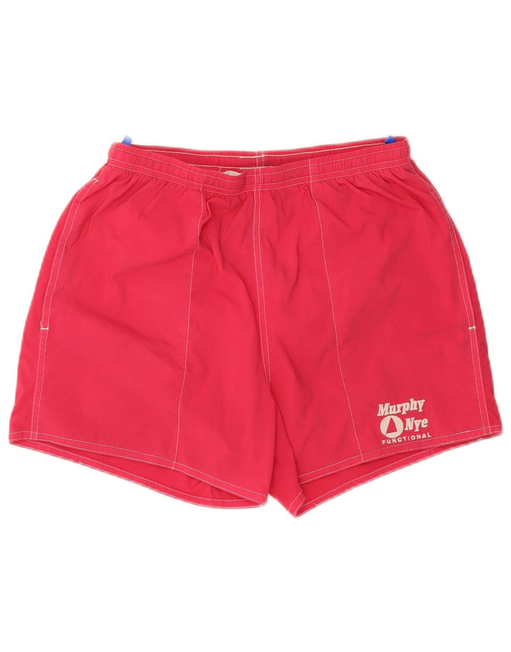 Pantaloncini da bagno da uomo Murphy & Nye grandi rosa in poliammide