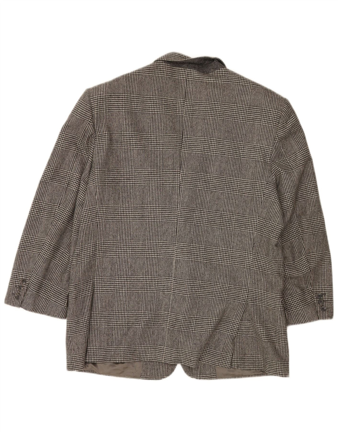 Giacca blazer da uomo a 2 bottoni Valentino IT 54 2XL pied de poule grigio