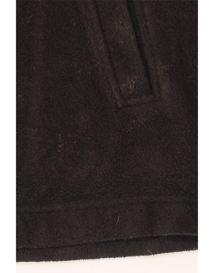 Giacca in pile da uomo Marks & Spencer UK 38 poliestere nero medio