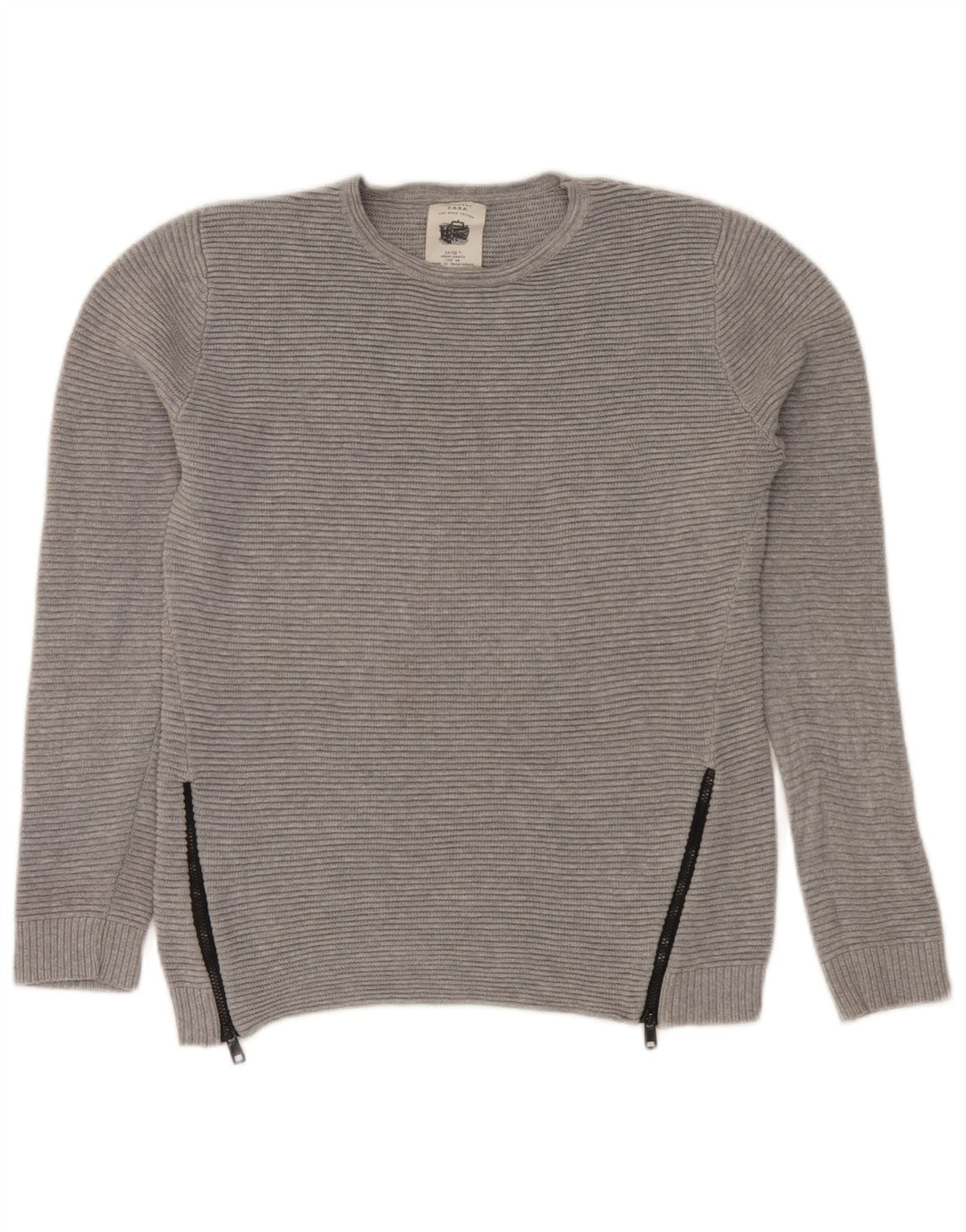 Maglione maglione girocollo da ragazzo Zara 11-12 anni Grigio