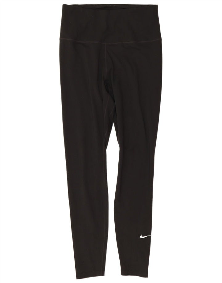 Leggings a vita alta da donna Nike UK 12 medio nero