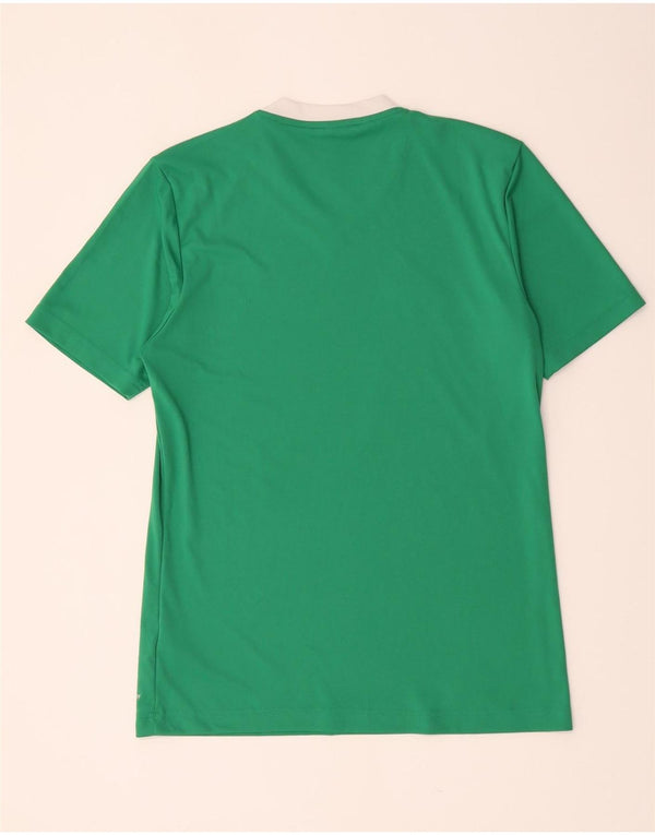 T-shirt grafica Adidas da uomo Aeroready Top in poliestere verde medio