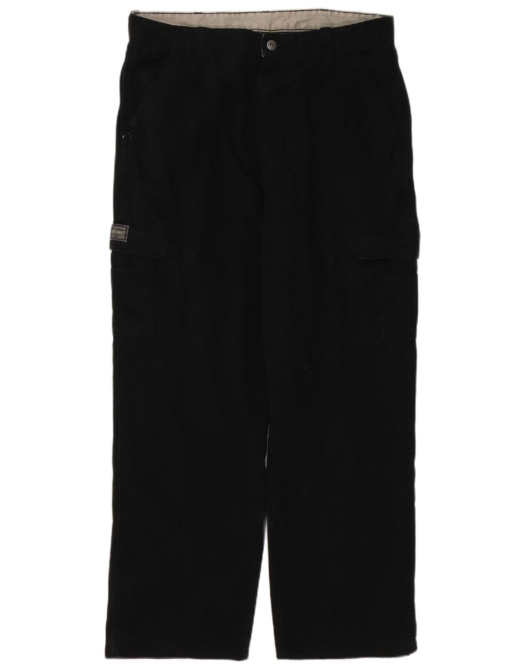 Pantaloni cargo dritti da uomo Wrangler W38 L32 neri
