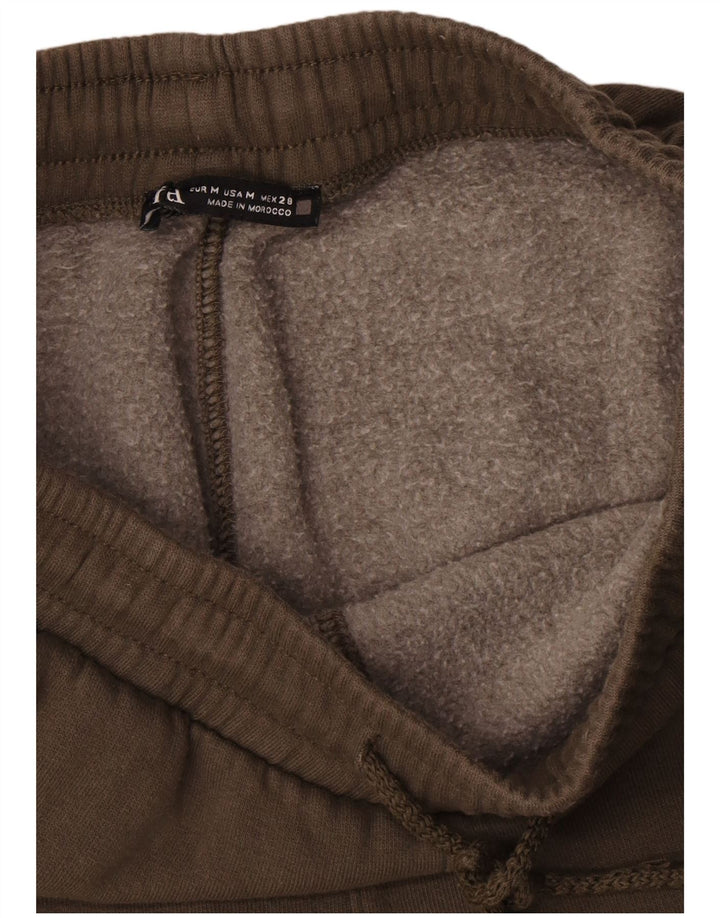 Pantaloni da tuta cargo Zara da donna UK 12 cotone kaki medio