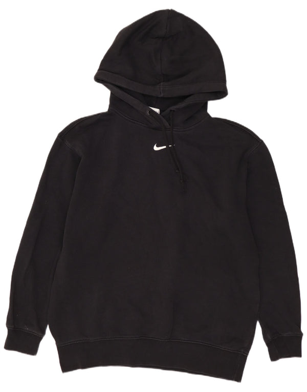 Maglione con cappuccio e vestibilità ampia NIKE da uomo XS in cotone nero