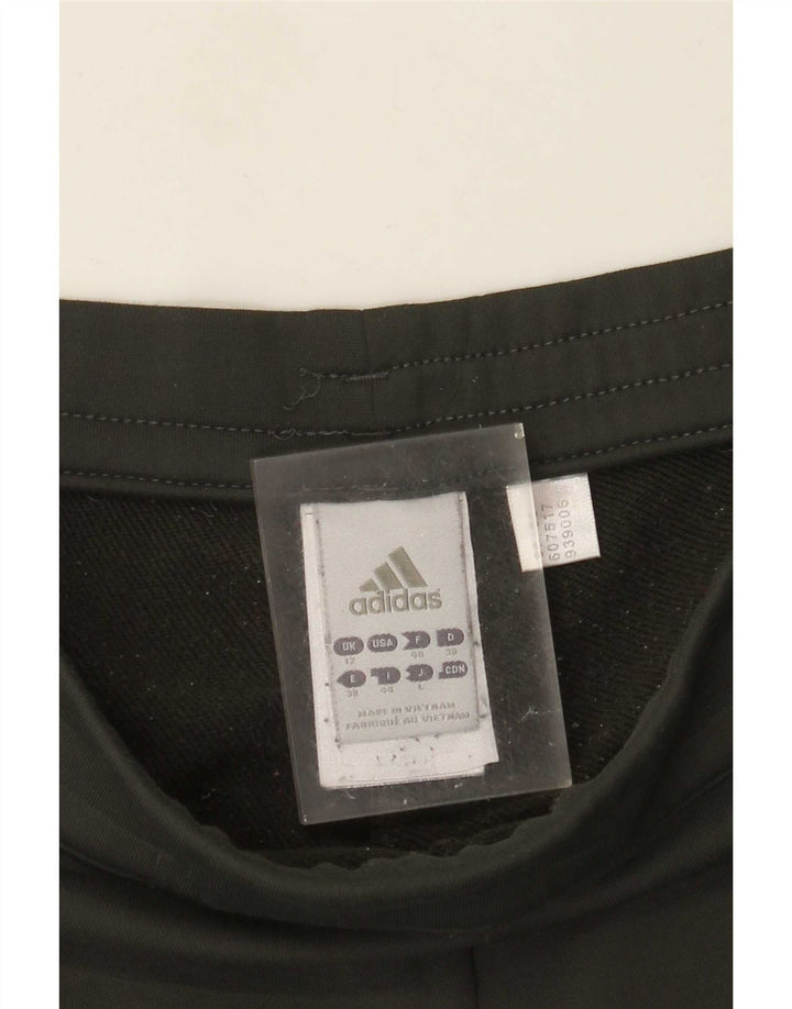 Pantaloni da tuta da donna Adidas a gamba larga UK 12 Poliestere verde medio