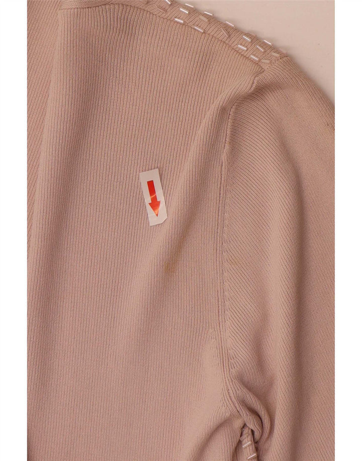 Camicetta da donna Zara Top UK 14 Large Rayon rosa