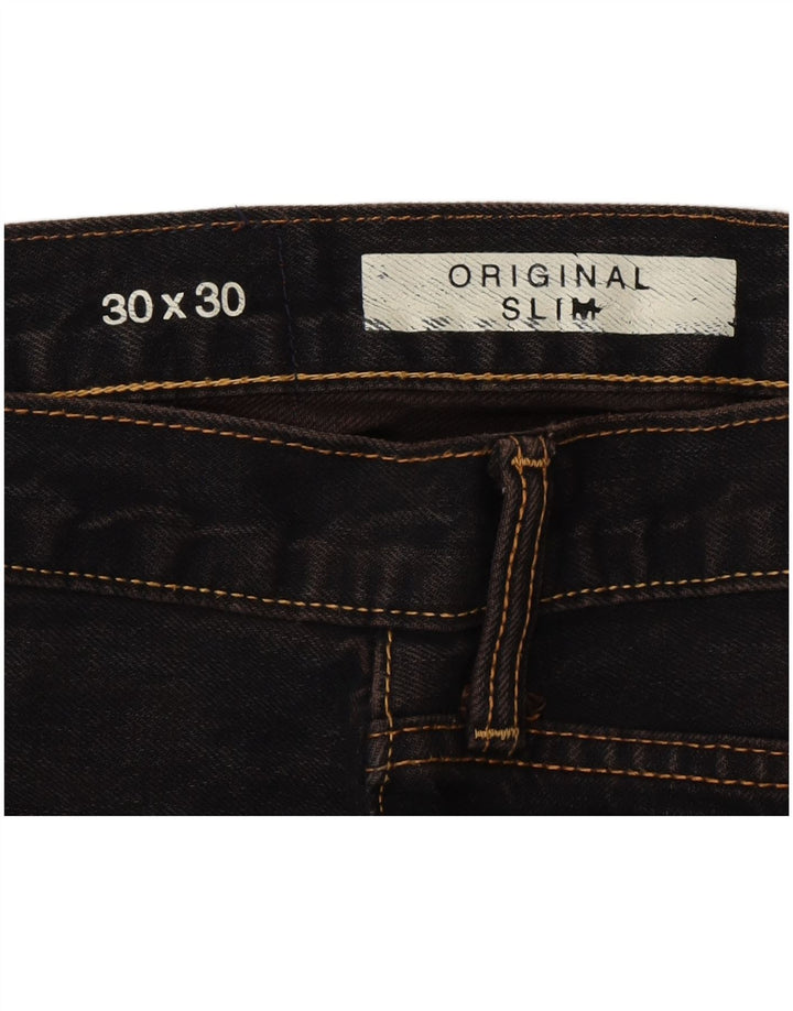 Jeans slim da donna Gap W30 L30 cotone blu navy