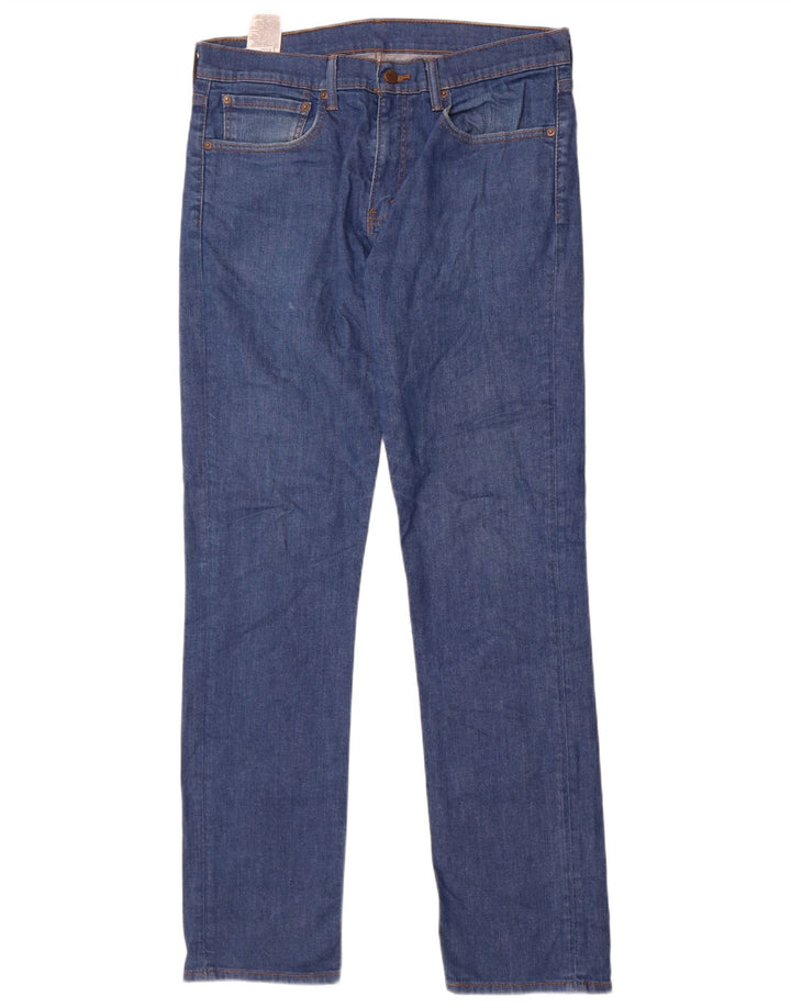 Levi's Uomo 511 Slim Jeans 34 L34 Cotone Blu