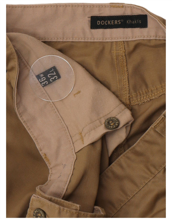 Dockers Pantaloni casual dritti da uomo kaki W36 L29 kaki