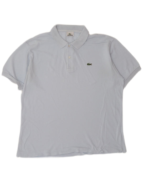 Polo da uomo LACOSTE taglia 5 grande in cotone blu