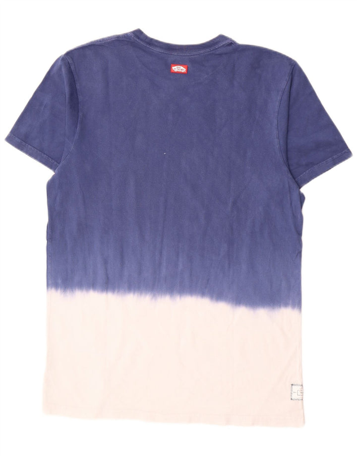 T-shirt da uomo Vans Top in cotone color block blu medio