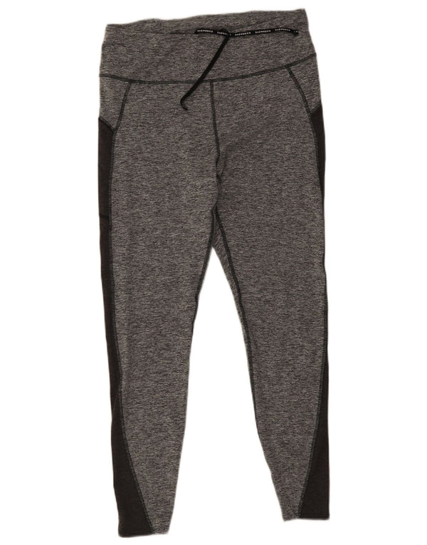 Pantaloni da tuta corti Marks & Spencer da donna UK 14 Large Grigio Colourblock