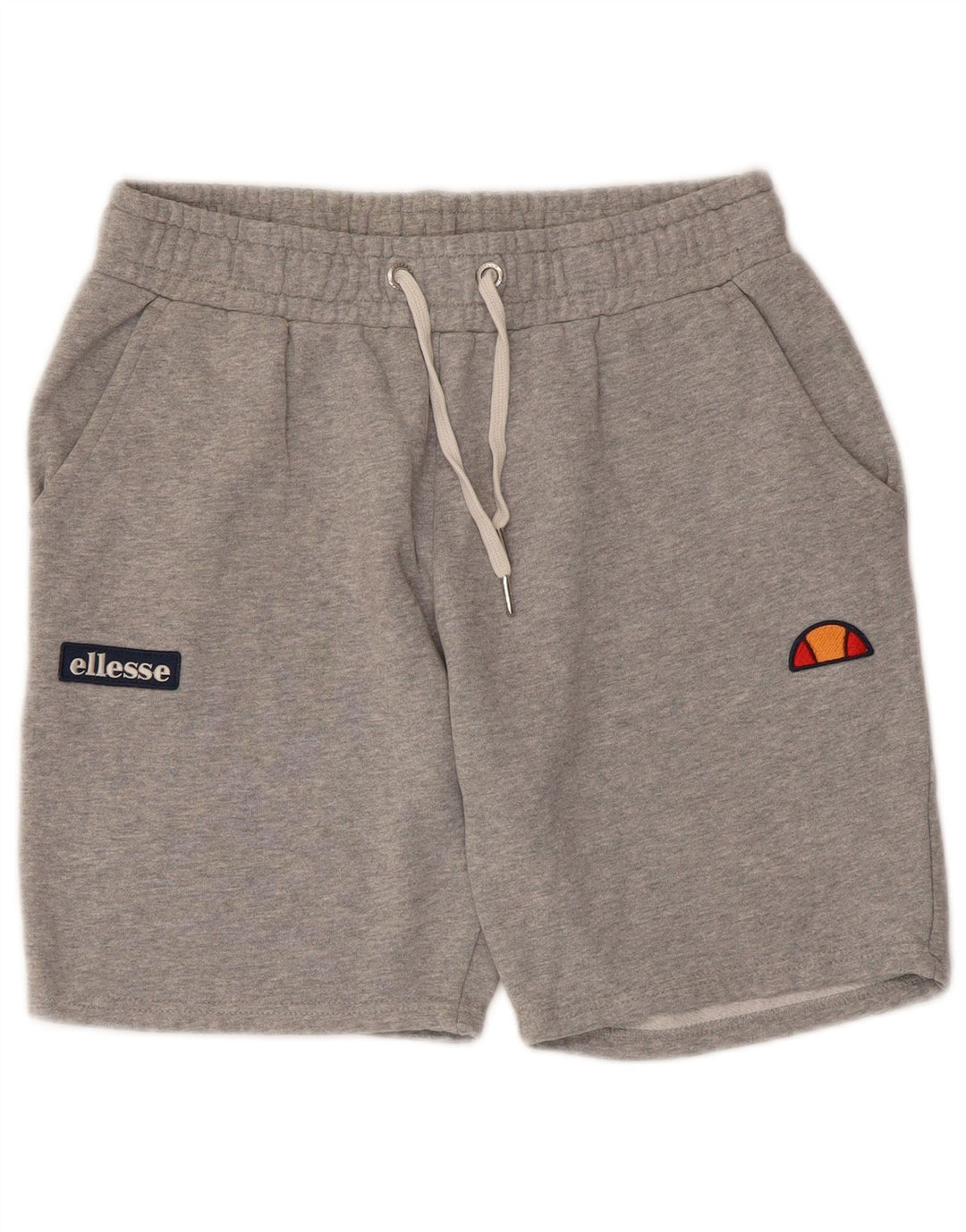 Pantaloncini sportivi da uomo Ellesse XS in cotone chiazzato grigio
