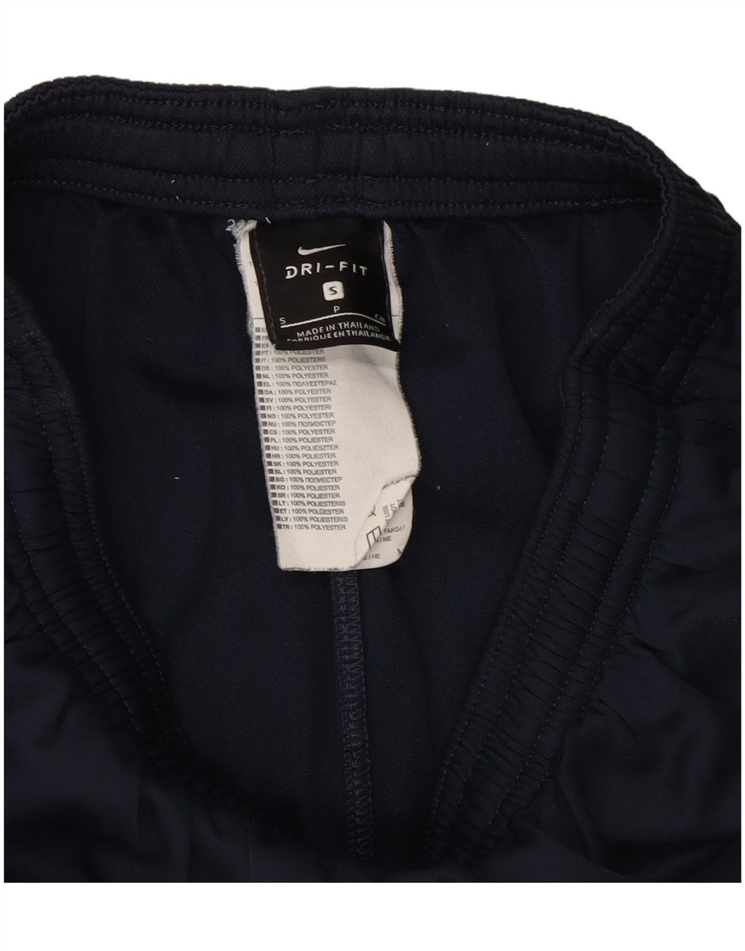 Pantaloni da tuta da uomo NIKE piccoli in poliestere blu navy