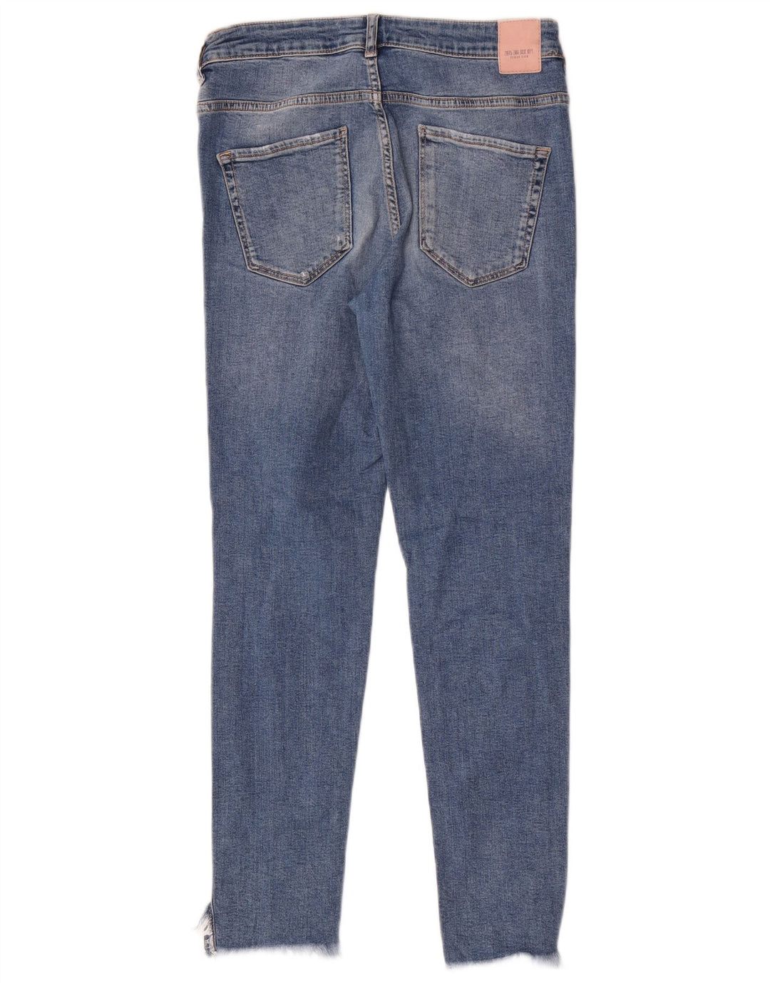 Jeans skinny effetto invecchiato Zara da donna EU 40 medio W30 L27 blu