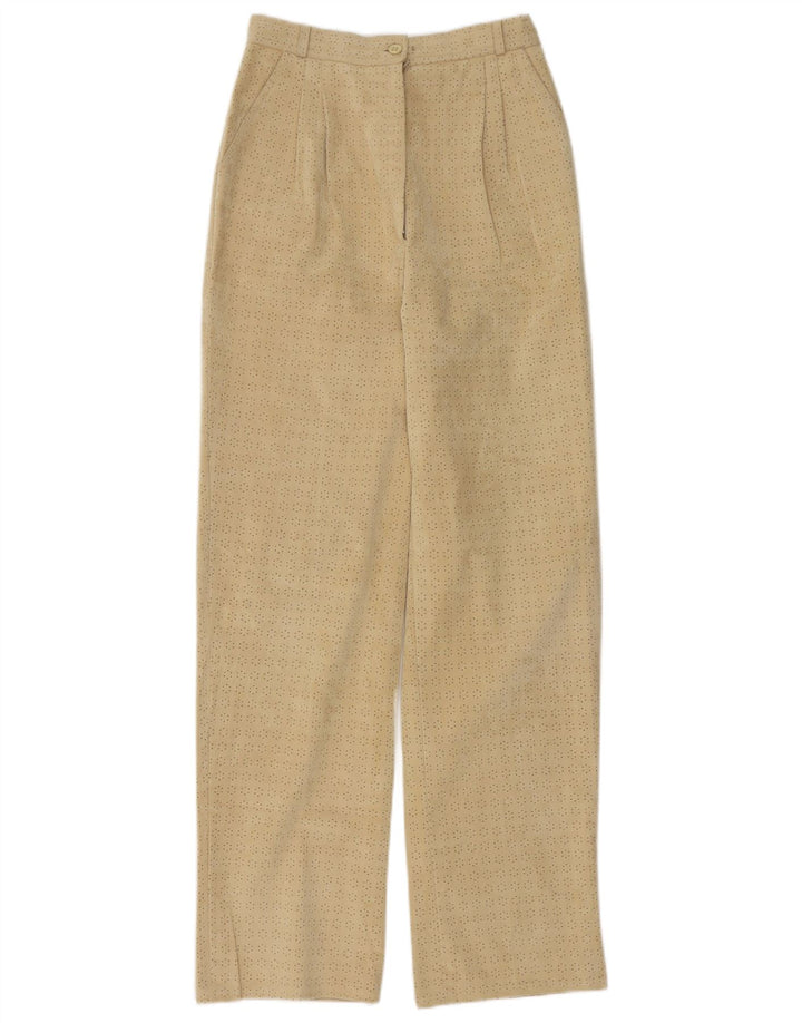 Pantaloni chino dritti da donna C&A EU 40 medio W26 L30 Rayon beige