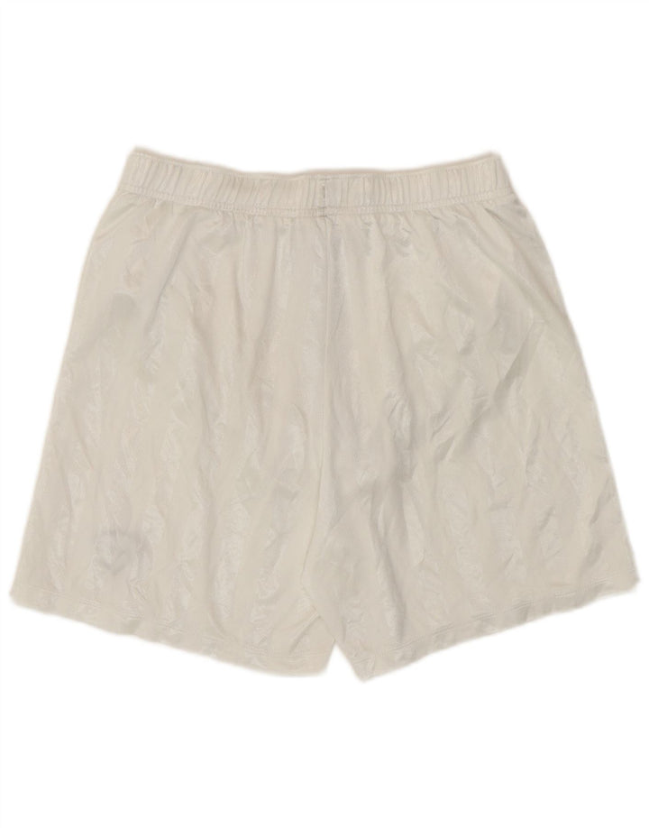 Pantaloncini sportivi Nike Dri Fit da uomo piccoli in poliestere gessato bianco