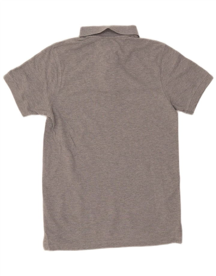 TOMMY HILFIGER Polo da uomo piccola in cotone grigio