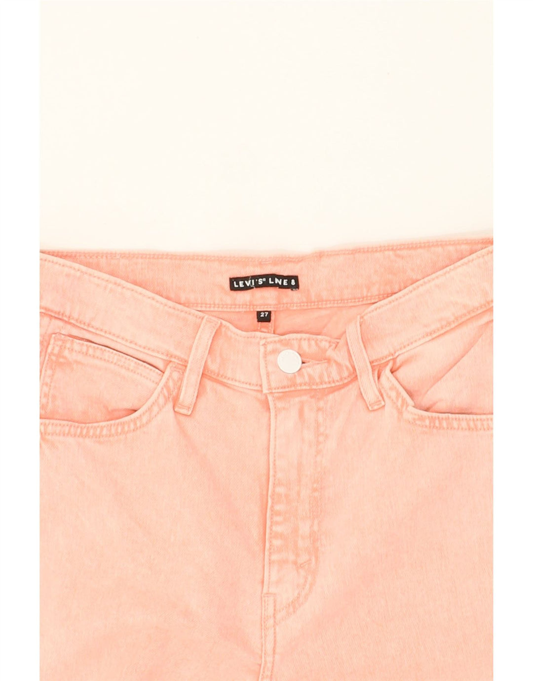 LEVI'S Womens Skinny Jeans US 8 Medium W27 L27 Pink Cotton Vintage Levi's and Second-Hand Levi's from Messina Hembry 