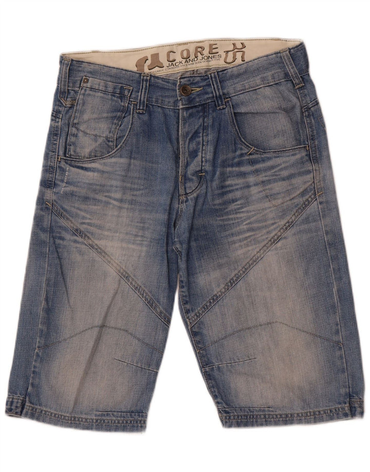 Pantaloncini di jeans da uomo Jack & Jones medi W32 cotone blu