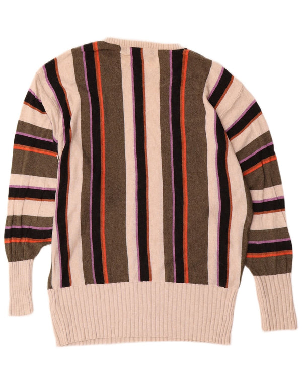 Maglione maglione girocollo da donna Marks & Spencer UK 14 medio multicolore