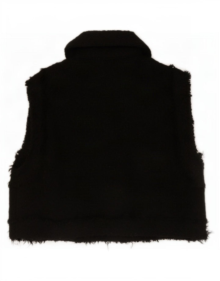 Gilet corto da donna Zara UK 6 XS poliestere nero