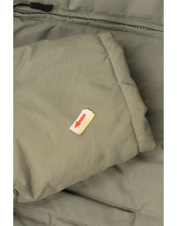 Giacca imbottita con cappuccio Fila da uomo UK 44 2XL Verde Colourblock