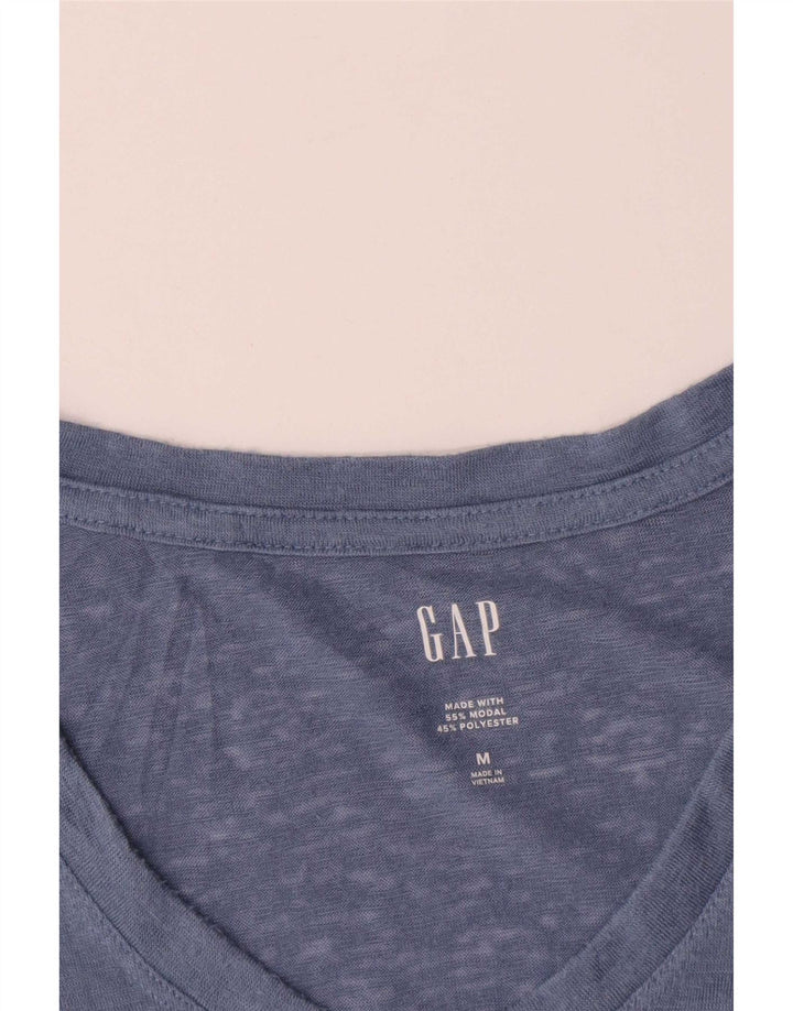 Gap T-shirt da donna Top UK 14 blu medio modal