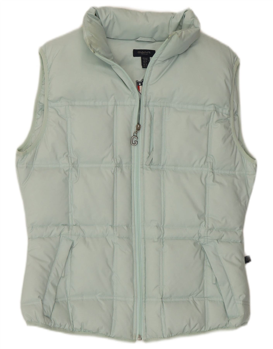 Gilet imbottito da donna GANT UK 14 medio turchese poliestere