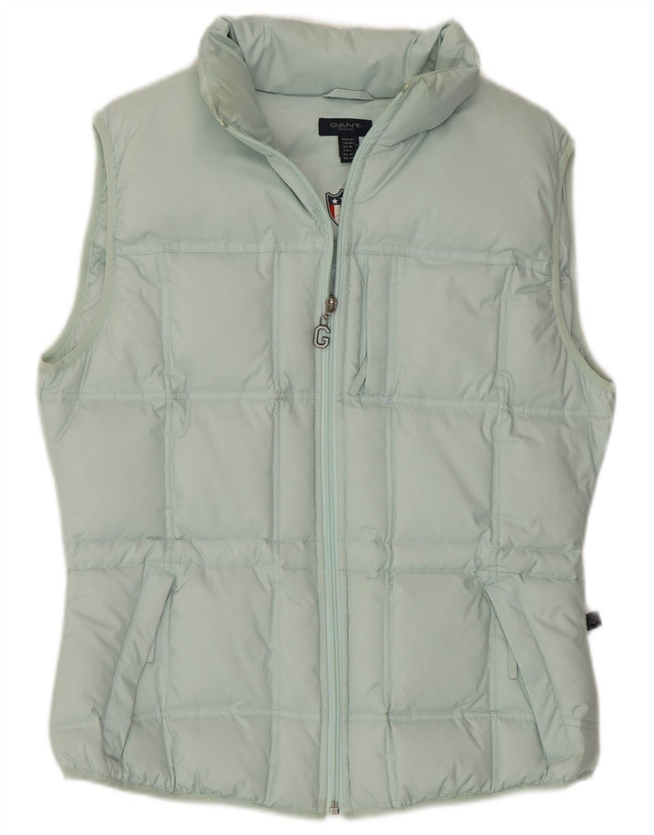 Gilet imbottito da donna GANT UK 14 medio turchese poliestere
