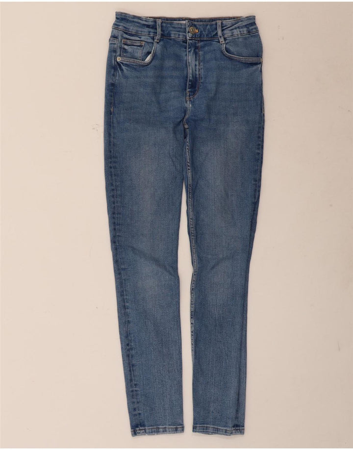 Jeans slim da donna Zara EU 34 2XS W24 L27 Blu