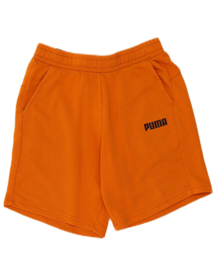 Pantaloncini sportivi Puma da uomo di colore arancione medio
