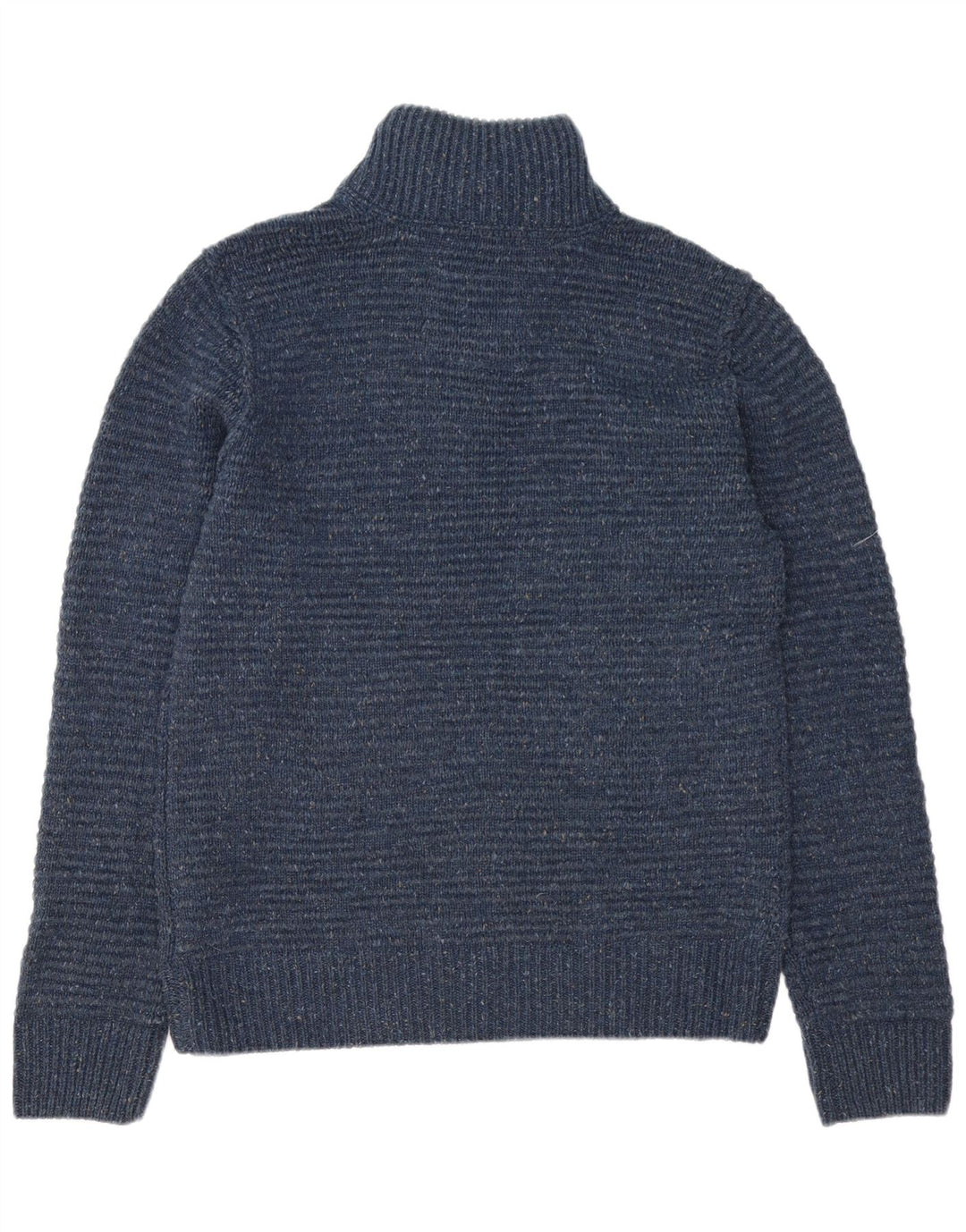 Maglione da uomo con collo con zip Fat Face Acrilico blu medio