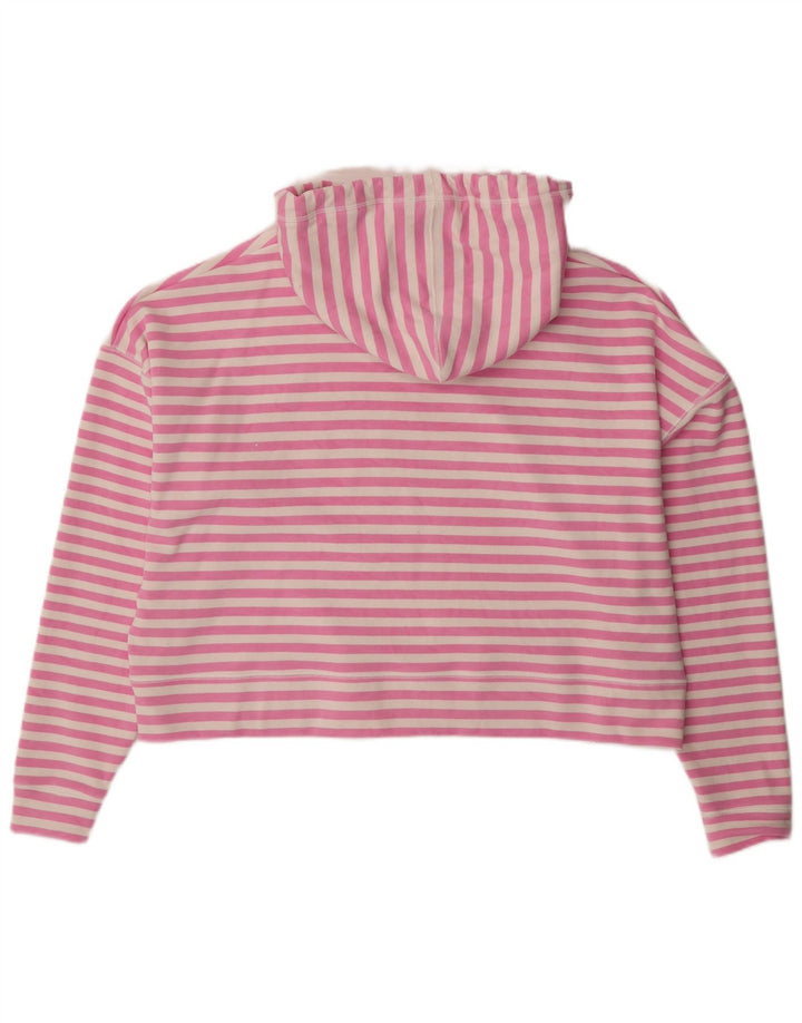 Maglione corto con cappuccio oversize da donna UK 14 medio