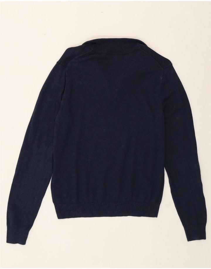 Maglione da uomo con collo con zip Vineyard Vines XS in cotone blu navy